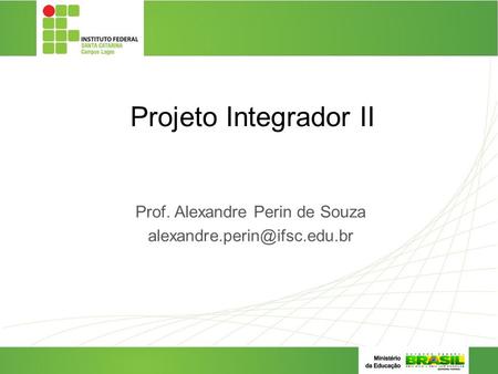 Prof. Alexandre Perin de Souza