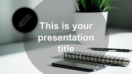 This is your presentation title. Instructions for use EDIT IN POWERPOINT® Click on the button under the presentation preview that says Download as PowerPoint.