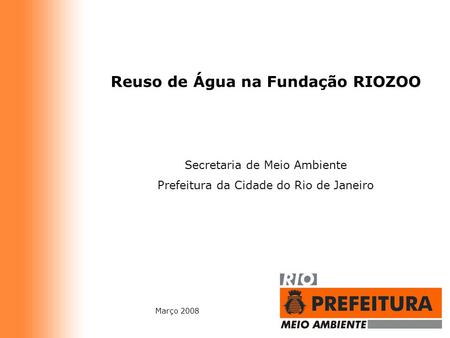 Reuso de Água na Fundação RIOZOO
