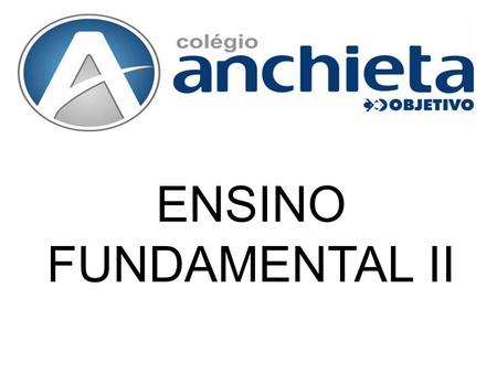 ENSINO FUNDAMENTAL II.
