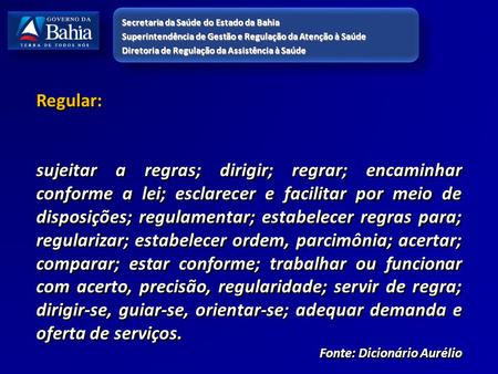 Secretaria da Saúde do Estado da Bahia