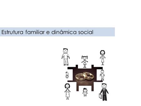 Estrutura familiar e dinâmica social
