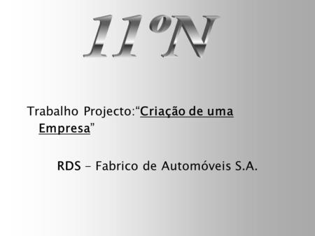 RDS - Fabrico de Automóveis S.A.