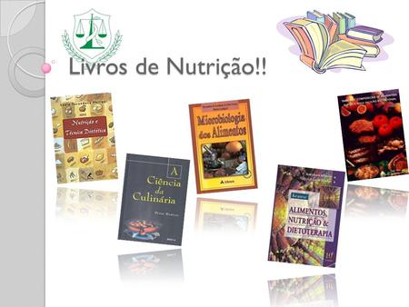Livros de Nutrição!!.