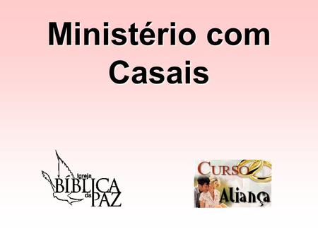 Ministério com Casais.