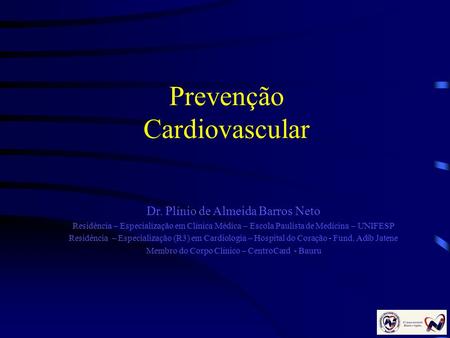 Prevenção Cardiovascular