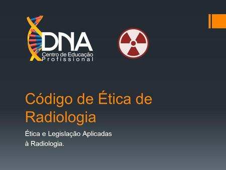 Código de Ética de Radiologia