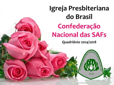 Igreja Presbiteriana do Brasil Confederação Nacional das SAFs