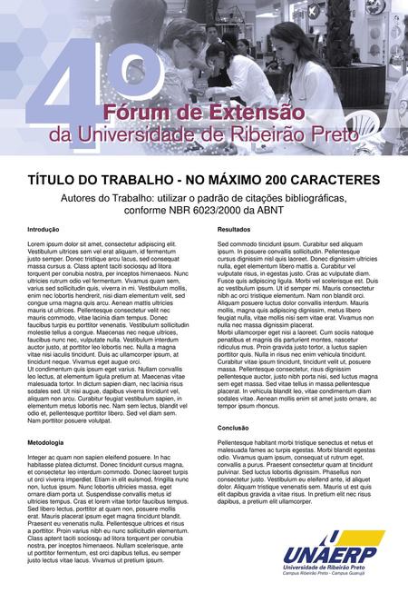 TÍTULO DO TRABALHO - NO MÁXIMO 200 CARACTERES