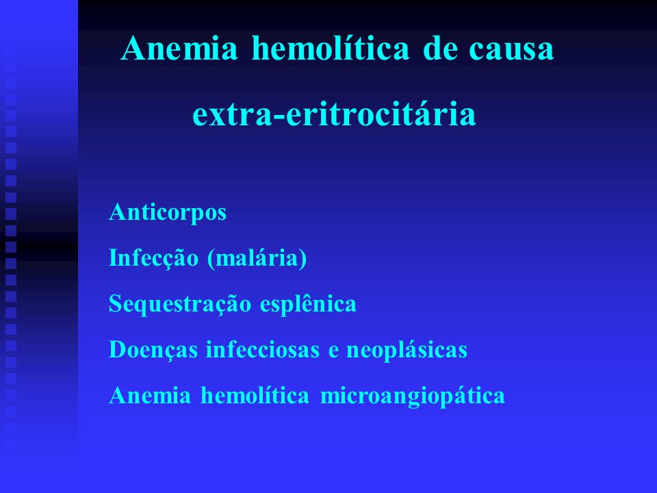 Anemia hemolítica de causa