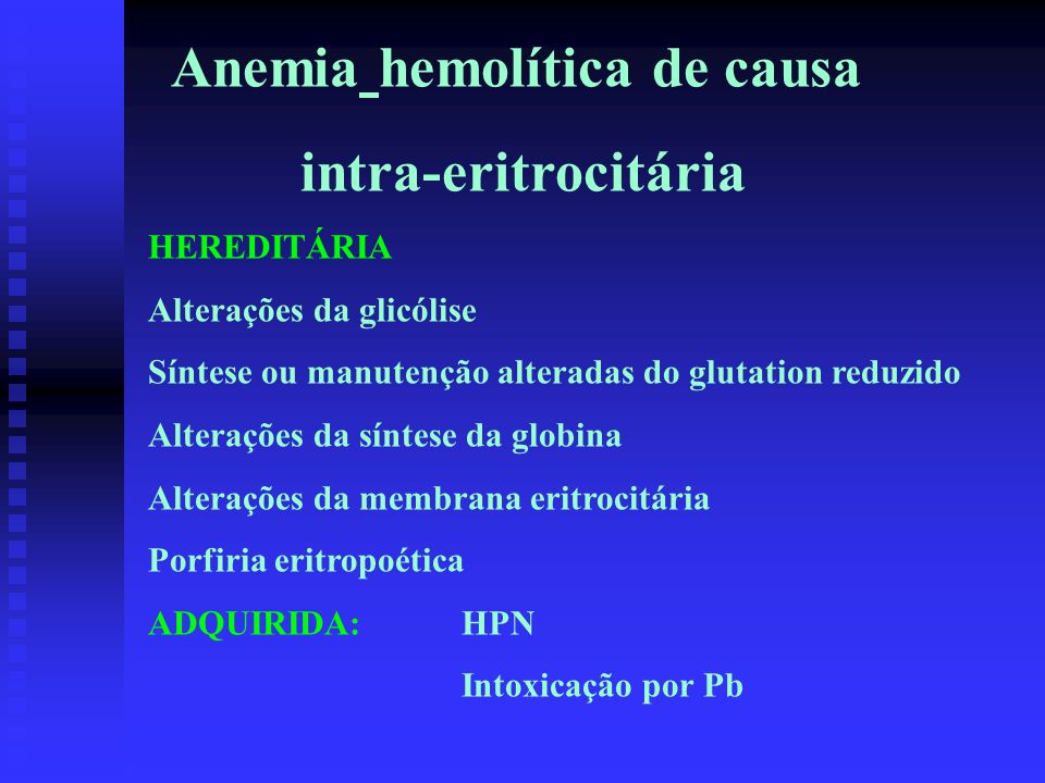 Anemia hemolítica de causa
