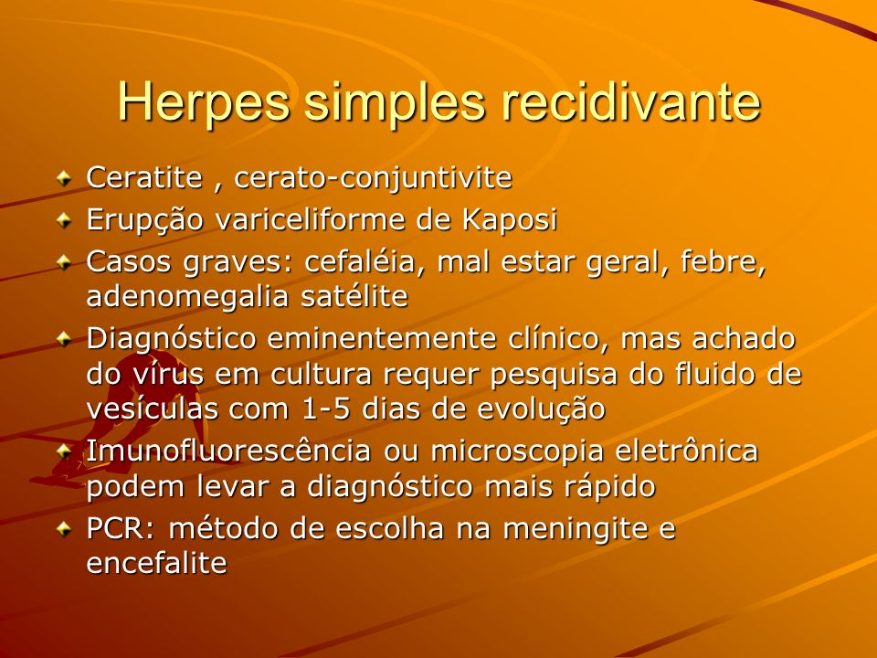 Herpes simples recidivante