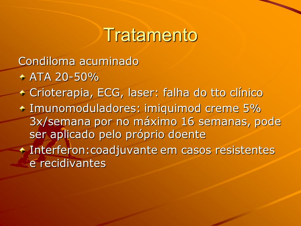 Tratamento Condiloma acuminado ATA 20-50%