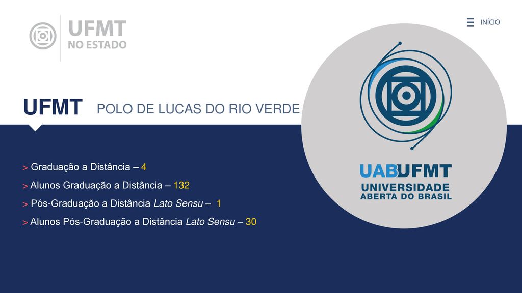 UFMT POLO DE LUCAS DO RIO VERDE > Graduação a Distância – 4