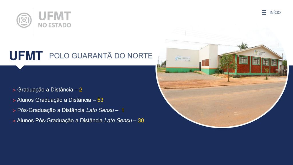 UFMT POLO GUARANTÃ DO NORTE > Graduação a Distância – 2