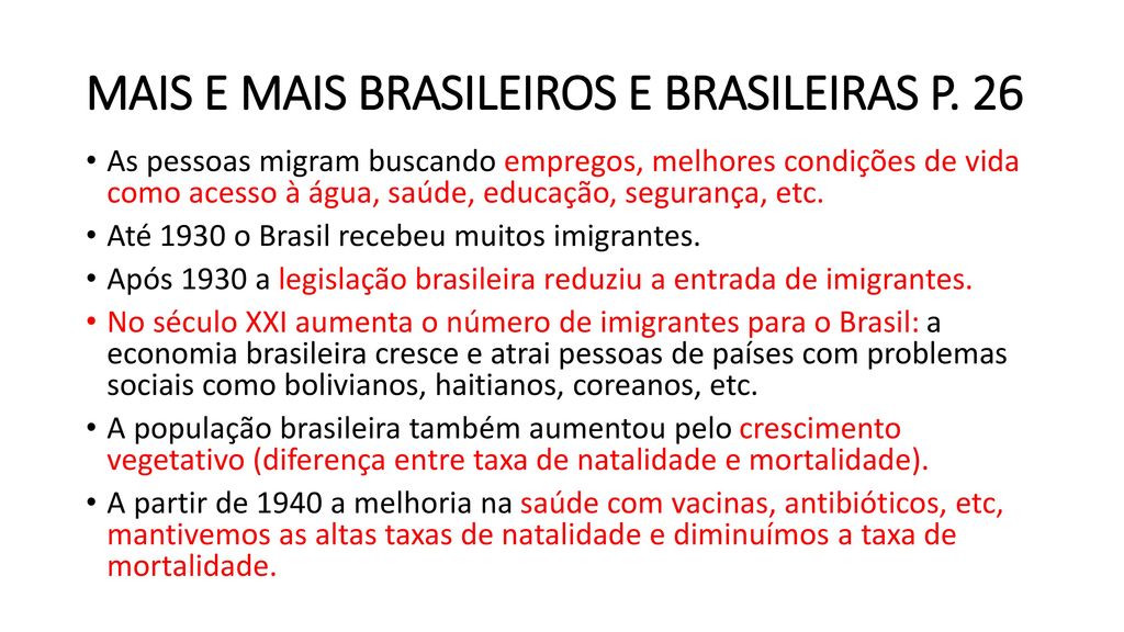 MAIS E MAIS BRASILEIROS E BRASILEIRAS P. 26