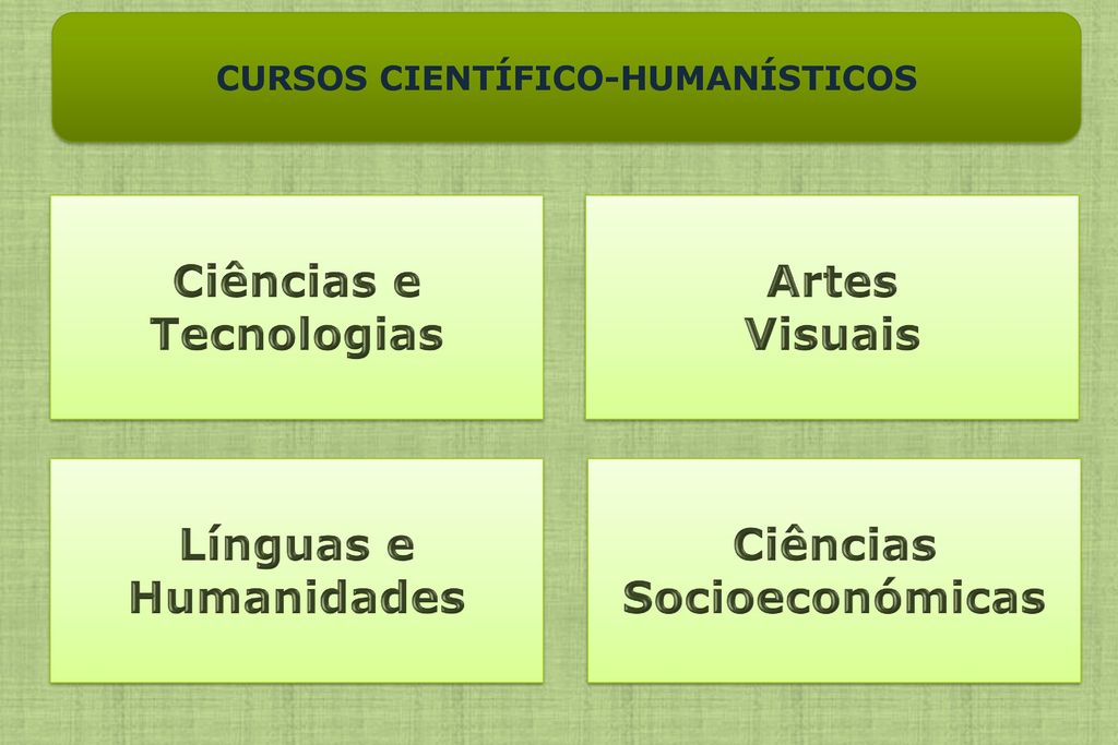 Ciências e Tecnologias Artes Visuais