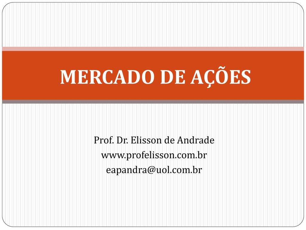 Prof. Dr. Elisson de Andrade