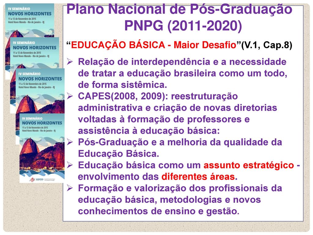 Plano Nacional de Pós-Graduação PNPG ( )