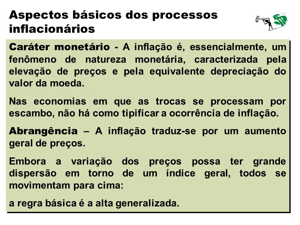 Aspectos básicos dos processos inflacionários