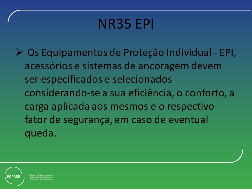 NR35 EPI