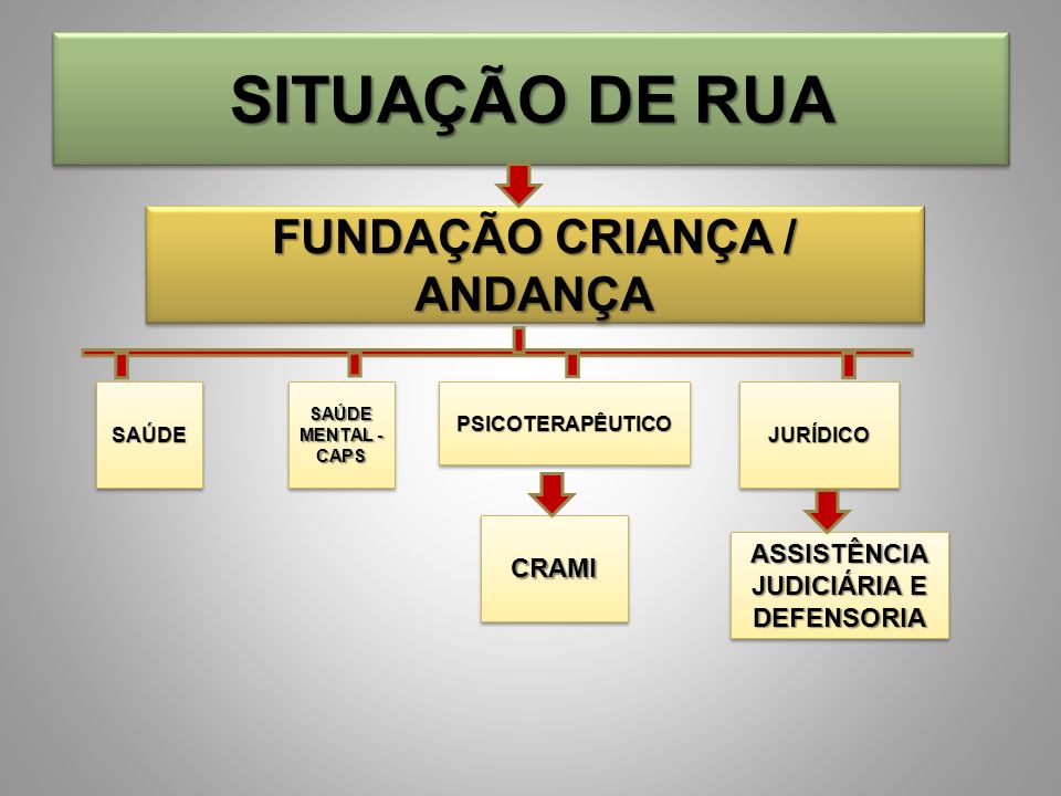 FUNDAÇÃO CRIANÇA / ANDANÇA ASSISTÊNCIA JUDICIÁRIA E DEFENSORIA