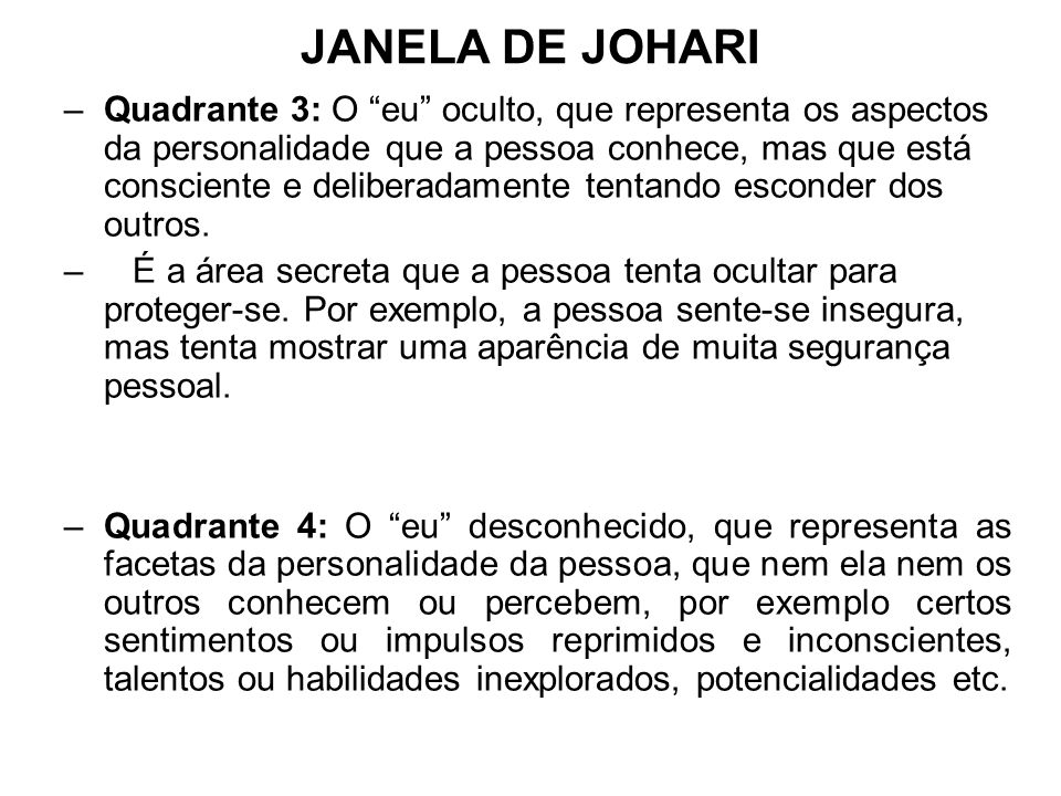 JANELA DE JOHARI