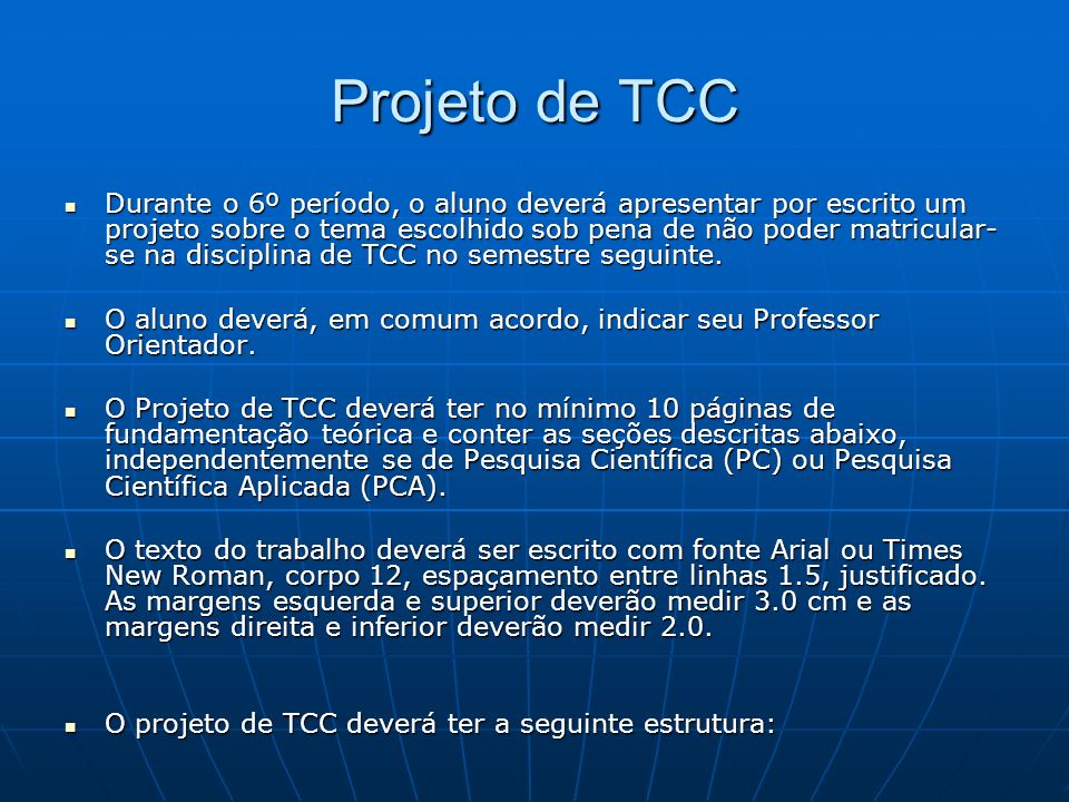 Projeto de TCC