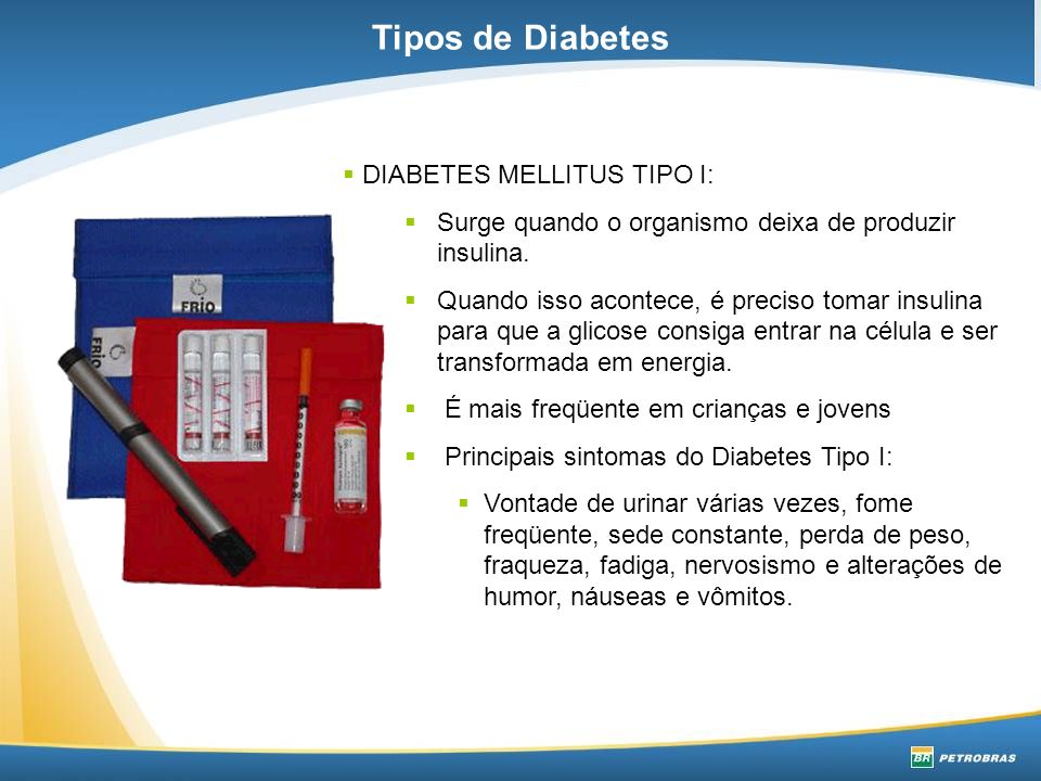 Tipos de Diabetes DIABETES MELLITUS TIPO I: