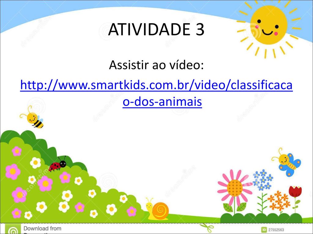 ATIVIDADE 3 Assistir ao vídeo: