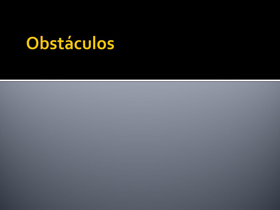 Obstáculos