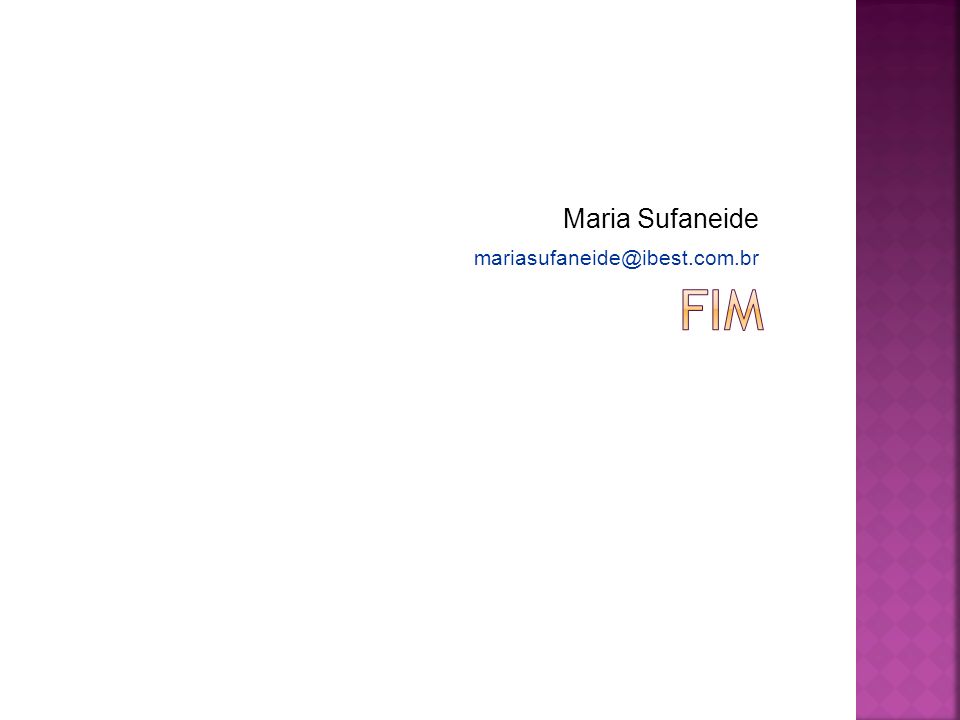 Maria Sufaneide FIM