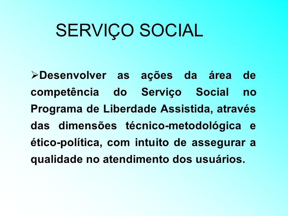 SERVIÇO SOCIAL