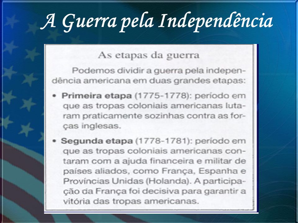 A Guerra pela Independência