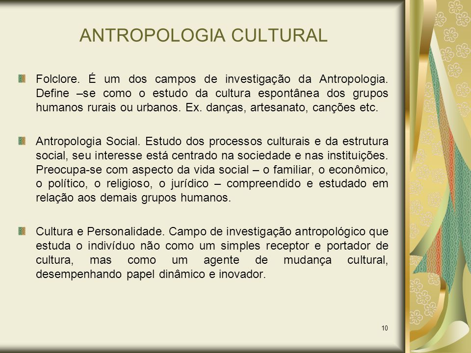 ANTROPOLOGIA CULTURAL