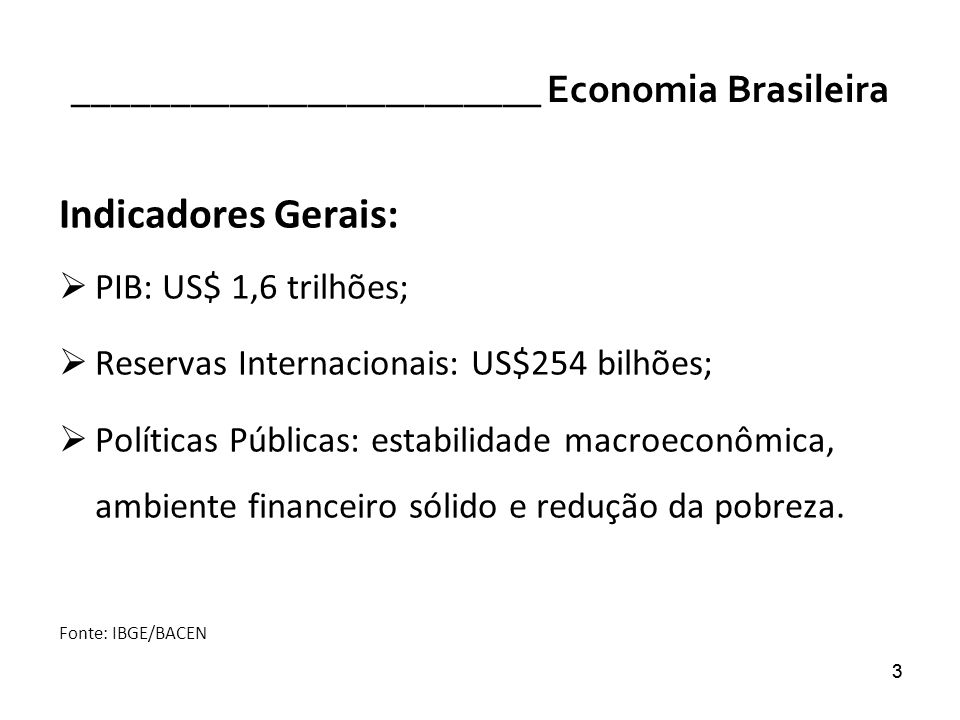 ________________________ Economia Brasileira