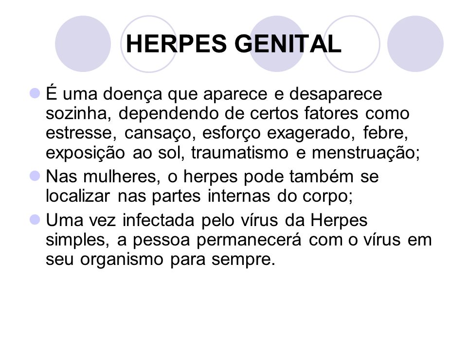 HERPES GENITAL