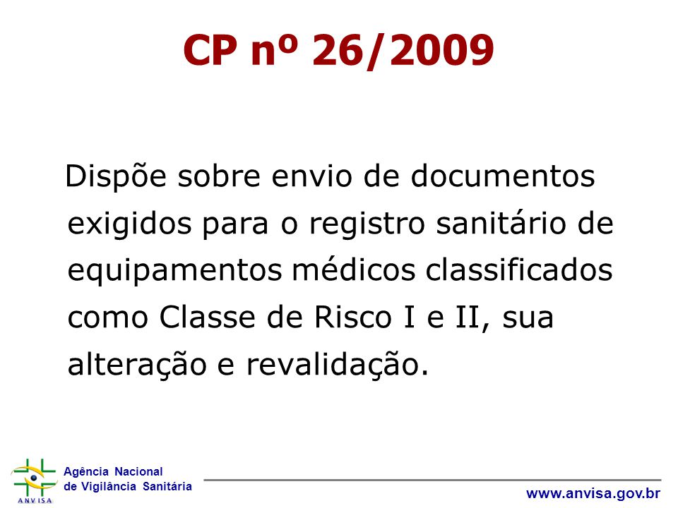 CP nº 26/2009