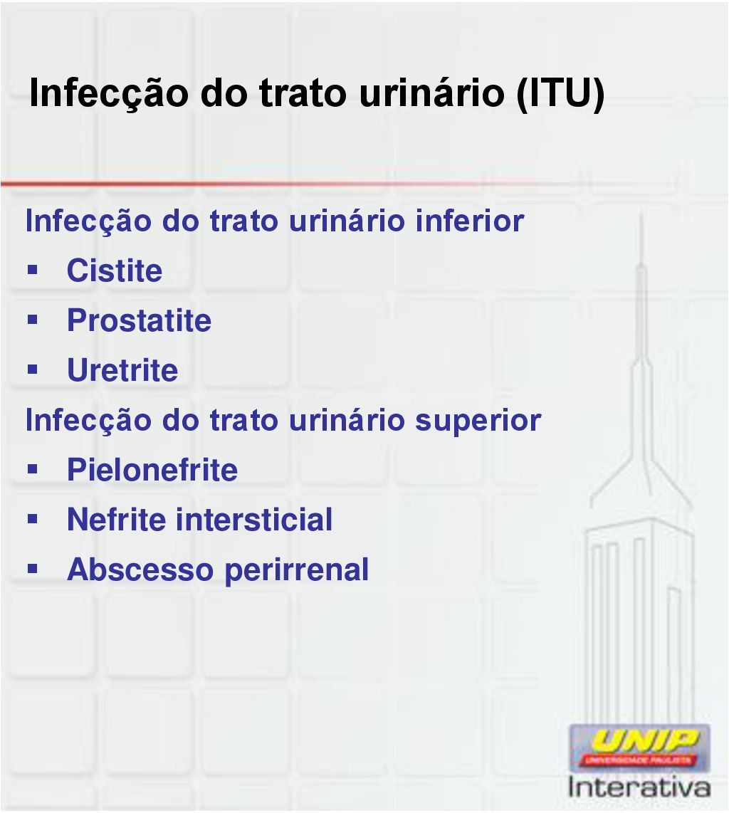 Infecção do trato urinário (ITU)
