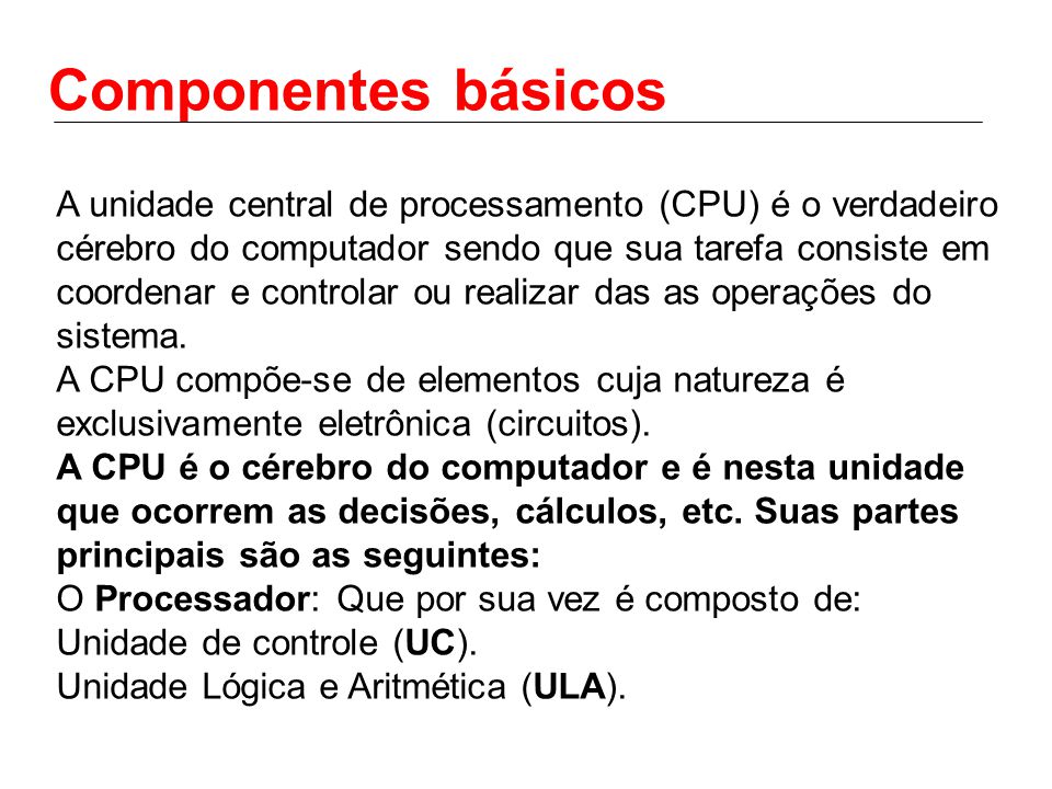 Componentes básicos