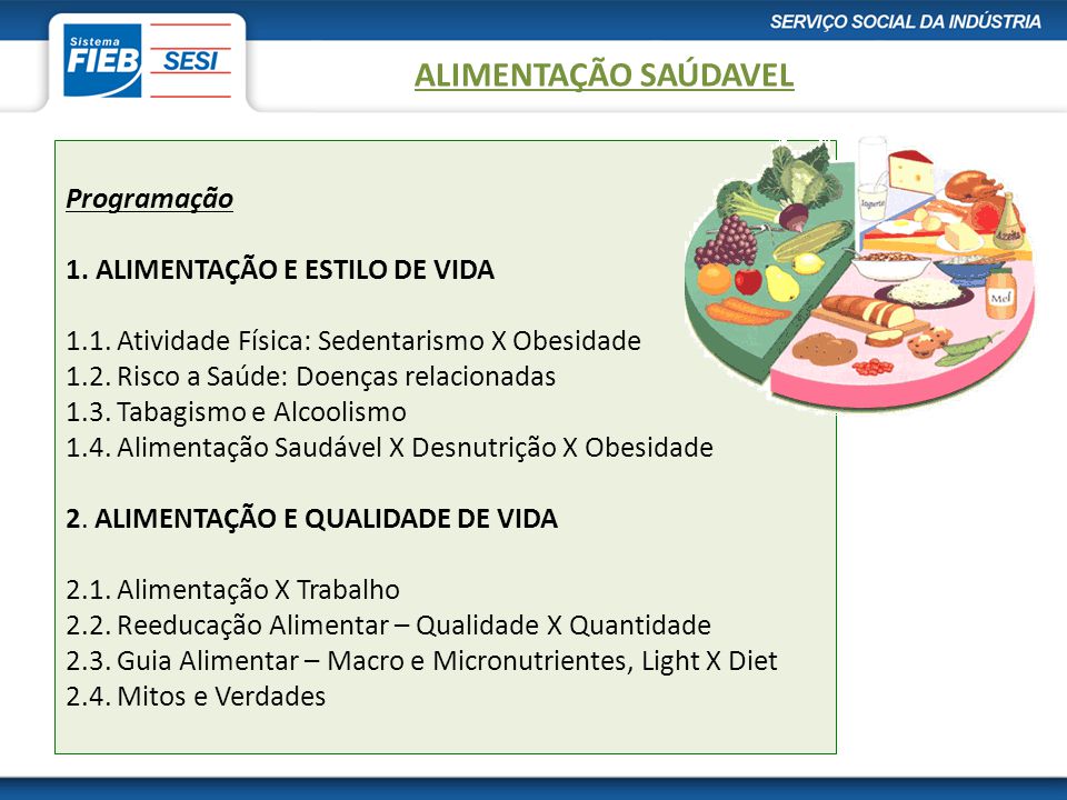 Alimentação Saudável ALIMENTAÇÃO SAÚDAVEL.