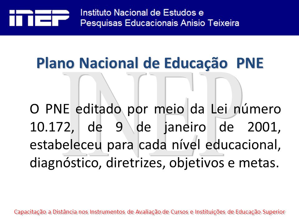Plano Nacional de Educação PNE