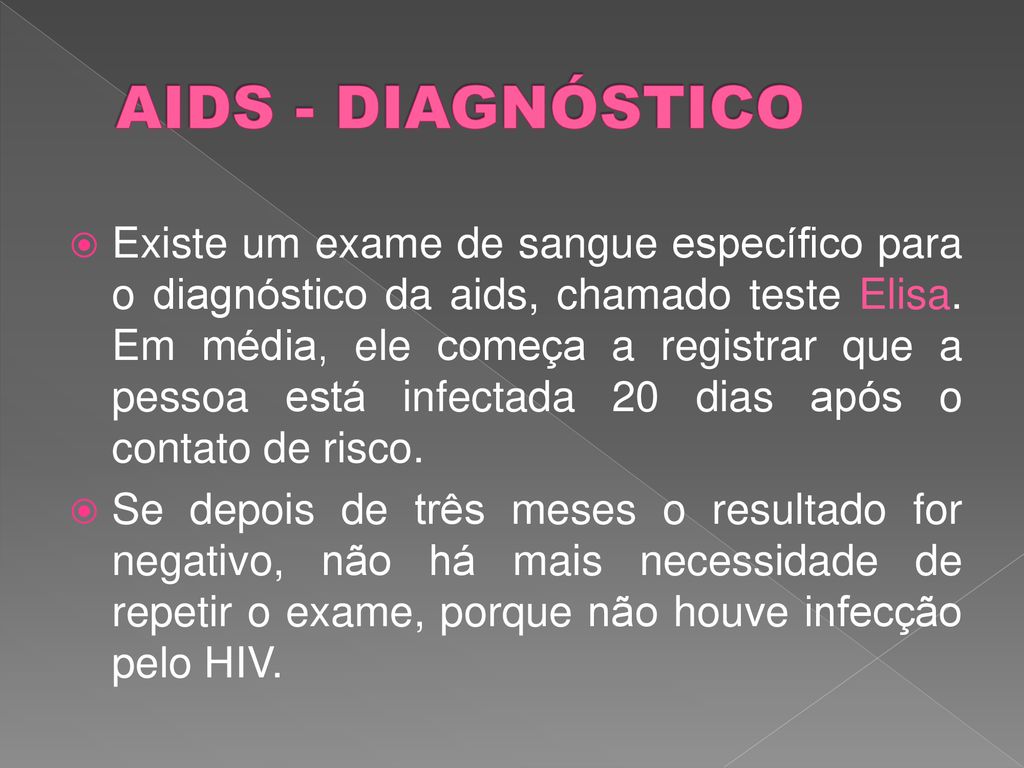 AIDS - DIAGNÓSTICO
