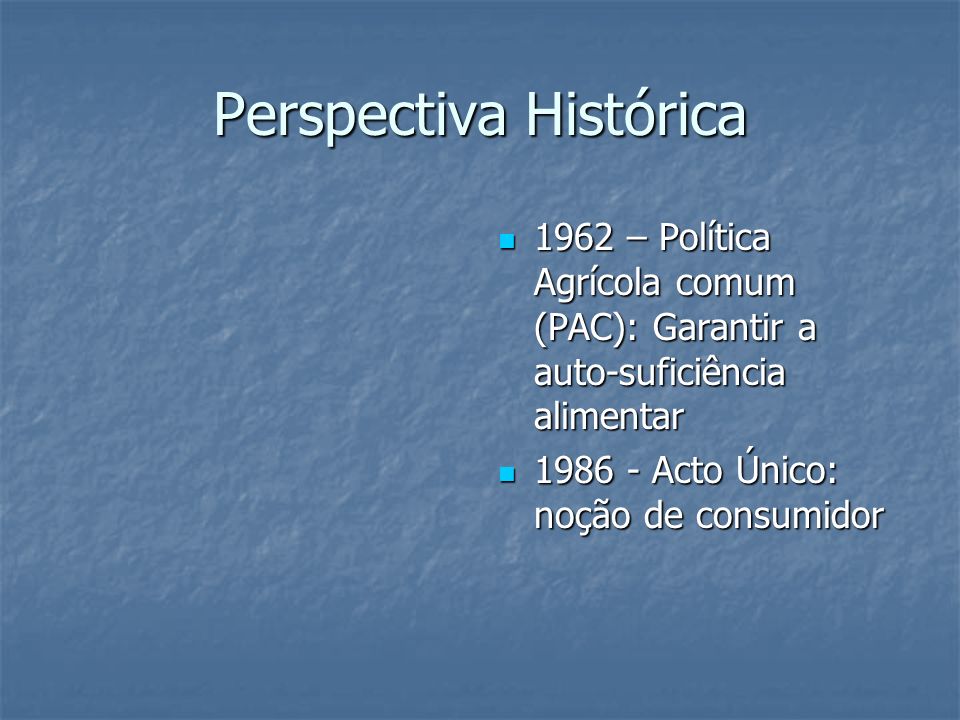 Perspectiva Histórica