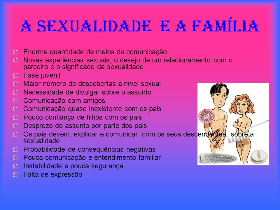 A sexualidade E a Família