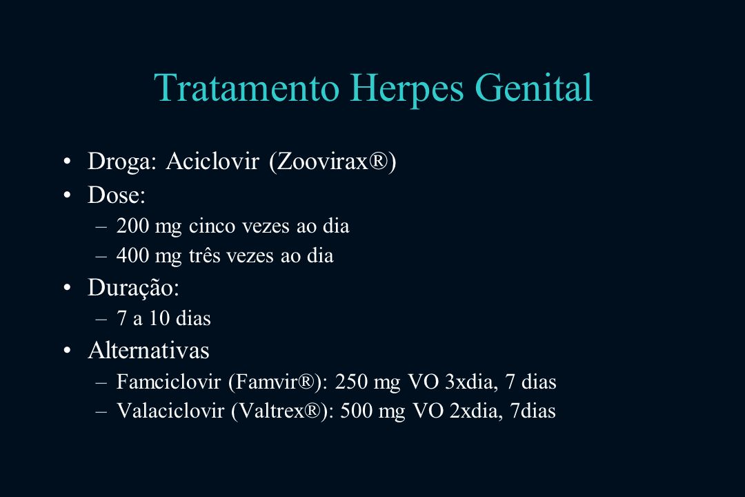 Tratamento Herpes Genital