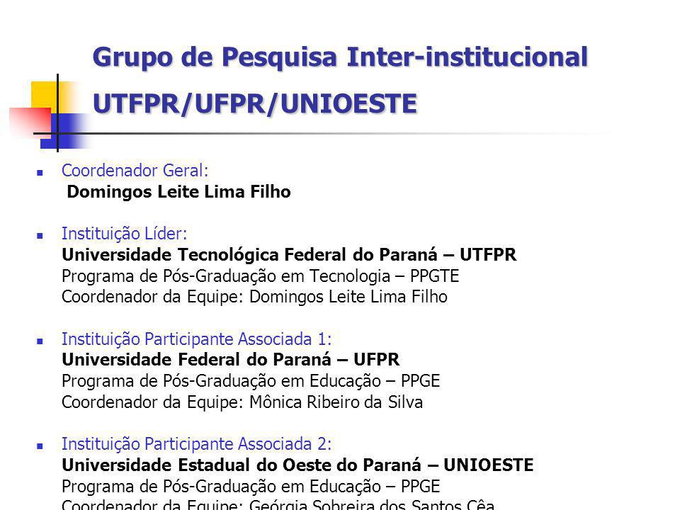 Grupo de Pesquisa Inter-institucional UTFPR/UFPR/UNIOESTE