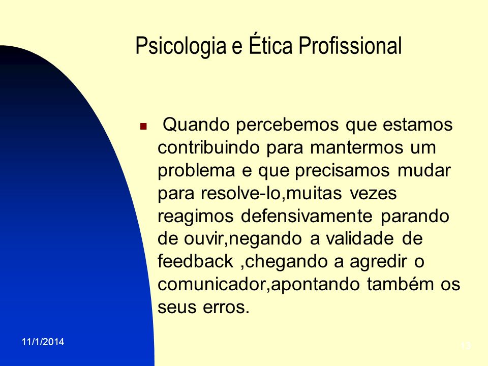 Psicologia e Ética Profissional