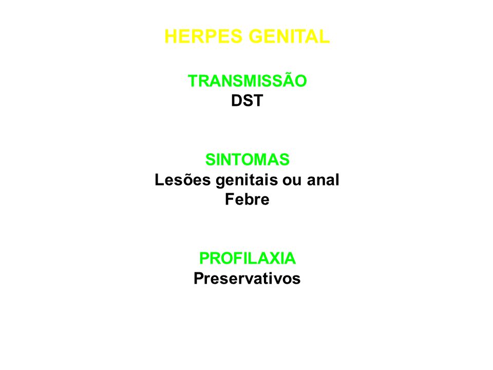 Lesões genitais ou anal