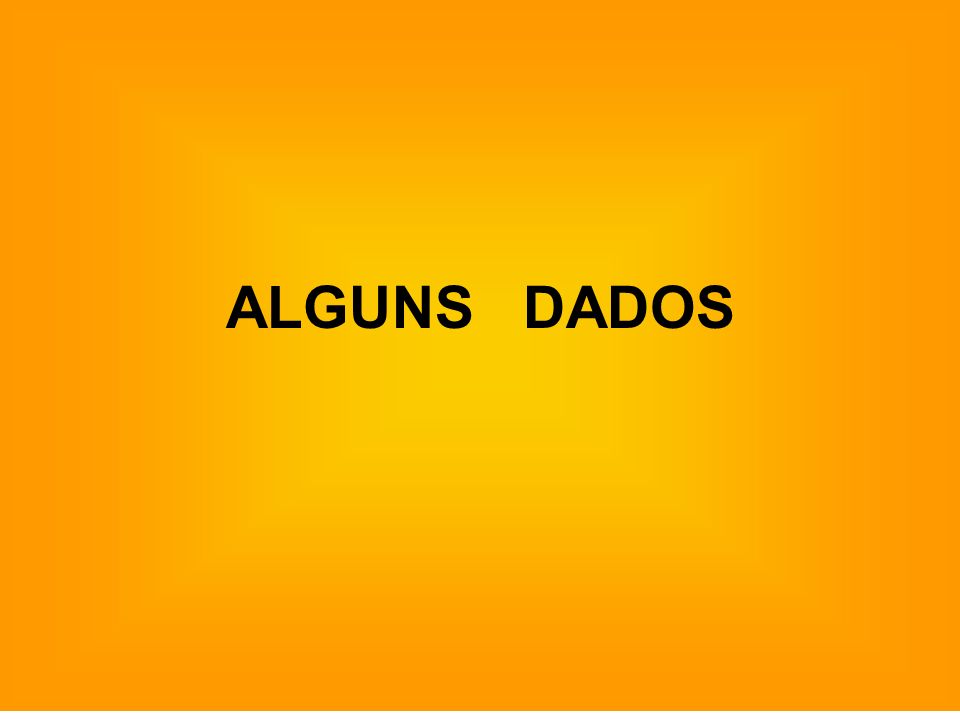 ALGUNS DADOS